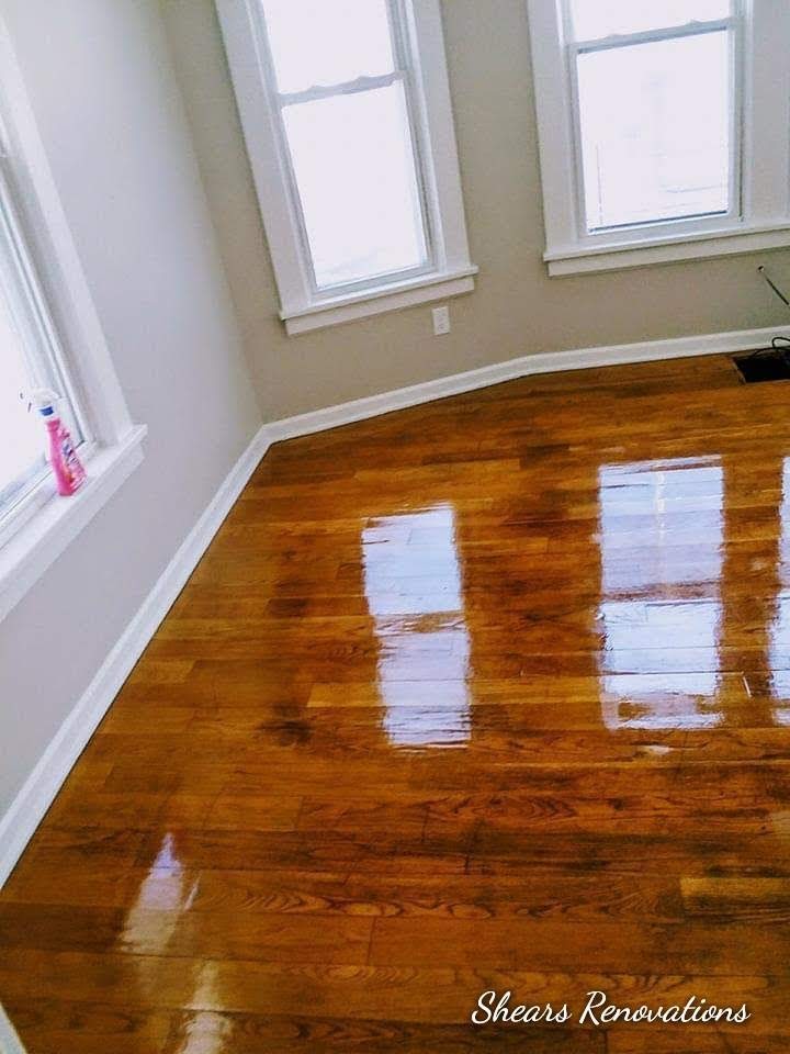 newly refinished hardwood floor in middletown ohio
